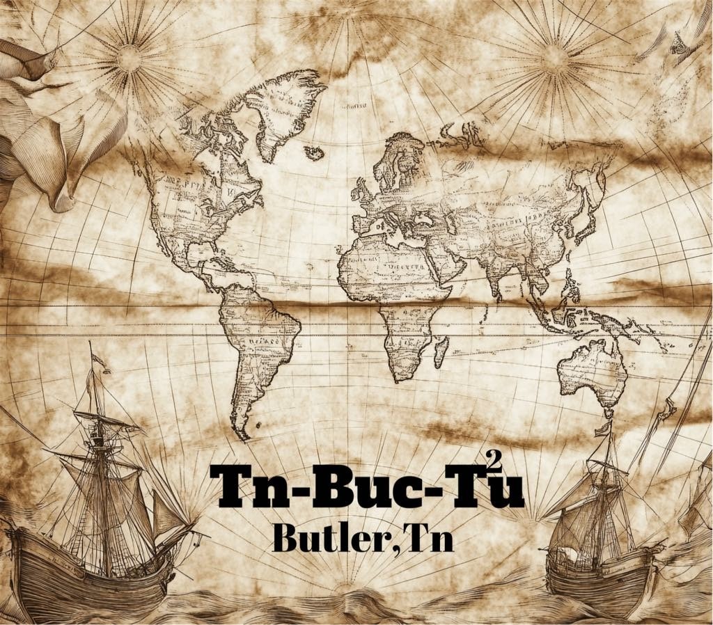 Tn-Buc-Tu vintage map logo